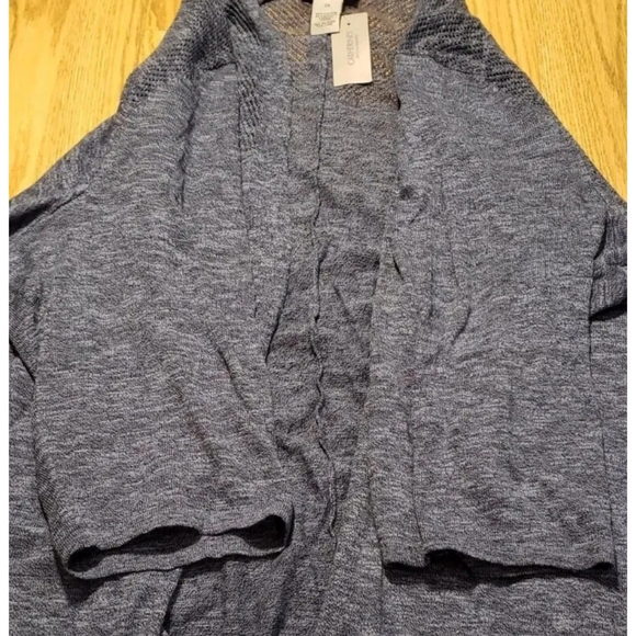 Catherines Women's Cardigan Sweater Size: 2X Open Front - Picture 10 of 11